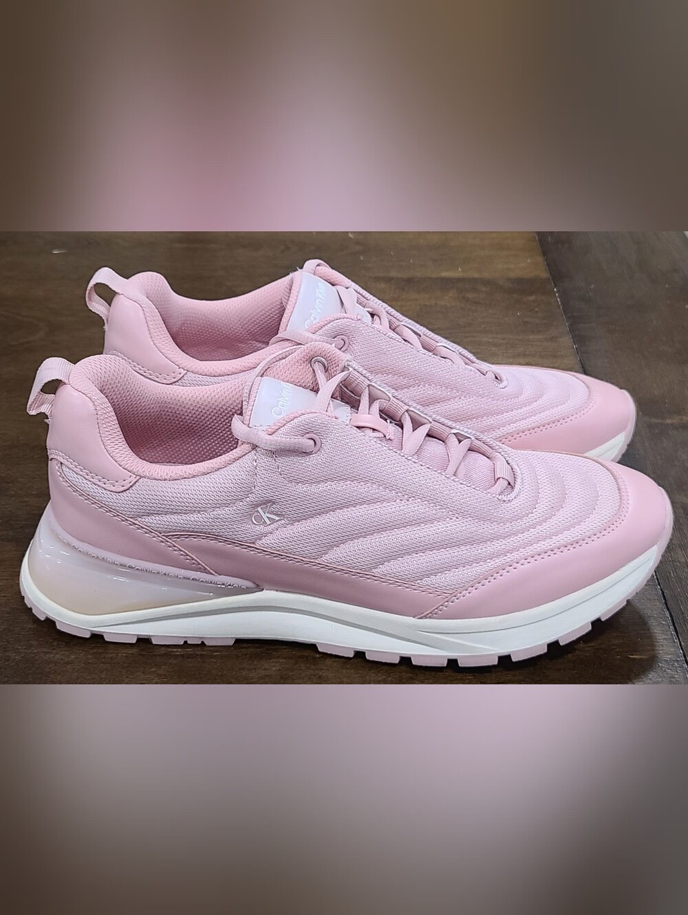 Calvin Klein Gyslen Monochrome Pink Sneakers Women's